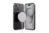 Mobil - Deksel og etui - CRONG Clear MAG Pro - iPhone 15 MagSafe Case (Black) - CRGCLRMPIP1561BLK
