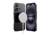 Mobil - Deksel og etui - CRONG Clear MAG Pro - iPhone 16 MagSafe Case (Black) - CRGCLRMPIP1661BLK