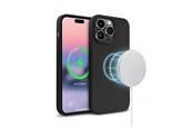Mobil - Deksel og etui - CRONG Color Cover Magnetic - iPhone 14 Pro Max MagSafe Case (Black) - CRG-COLRM-IP1467P-BLK