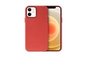 Mobil - Deksel og etui - CRONG Essential Cover - PU Leather Case for iPhone 12 / iPhone 12 Pro (Red) - CRG-ESS-IP1261-RED