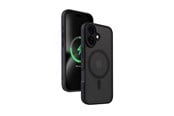 Mobil - Deksel og etui - CRONG Hybrid Frost MAG Cover - Case with MagSafe for iPhone 16 (Black) - CRGHFMIP1661BLK