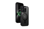 Mobil - Deksel og etui - CRONG Hybrid Frost MAG Cover - Case with MagSafe for iPhone 16 Pro Max (Black) - CRGHFMIP1669PBLK