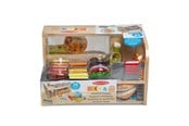 Rollelek - Melissa & Doug Wooden Playset Slice and Stack Sandwich Counter - 6074860