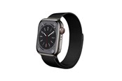 Smartklokke - Tilbehør - CRONG Milano Steel - Stainless Steel Strap for Apple Watch 38/40/41/42 mm (Black) - CRG-40MST-BLK