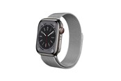 Smartklokke - Tilbehør - CRONG Milano Steel - Stainless Steel Strap for Apple Watch 38/40/41/42 mm (Silver) - CRG-40MST-SLV