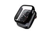 Smartklokke - Tilbehør - CRONG Hybrid Watch Case - Case with Glass for Apple Watch 44mm (Black) - CRG-44HS-BLK