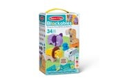 Byggesett - Melissa & Doug Blockables Building Set Safari Animals - 51105