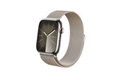 Smartklokke - Tilbehør - CRONG Milano Steel – Stainless Steel Strap for Apple Watch 44/45/46/49mm (Champagne) - CRG-44MST-CHP