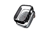 Smartklokke - Tilbehør - CRONG Hybrid Watch Case - Case with glass for Apple Watch 45mm (Carbon) - CRG-45HS-CRB