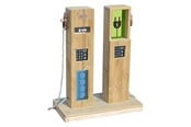 Utendørsleker - Classic World Wooden Outdoor Play Gas Station - 70264