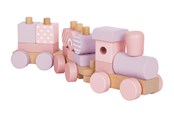 Babyleker - Small Foot - Wooden Train Pink - 12694