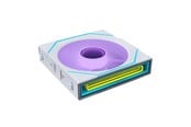 Kabinettvifte - Lian Li SL-INFINITY Wireless Reverse 140 White - Kabinettvifte - 140mm - Hvit med RGB-lys - 14RSLIN1W1W