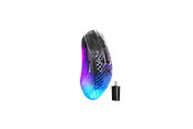Mus - SteelSeries Aerox 3 WL Gen 2 (Shadow) - Gaming mus - Optisk - 5 - Svart med RGB-lys - 62717