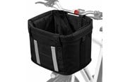 Sykkelutstyr - Wozinsky fabric bicycle basket large - black - 5907769385308