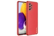 Mobil - Deksel og etui - Dux Ducis Yolo Elegant Samsung Galaxy A72 4G Eco Leather Case Red - 6934913050422
