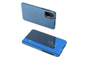 Mobil - Deksel og etui - Hurtel Clear View Case blue Poco M4 Pro 5G Flip Cover - 5907769338014