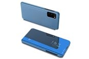 Mobil - Deksel og etui - Hurtel Clear View Case Flip Cover for Samsung Galaxy A03s (166.5) Blue - 5907769338045