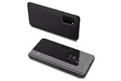 Mobil - Deksel og etui - Hurtel Clear View Case Flip Cover for Samsung Galaxy A03s (166.5) Black - 5907769338052