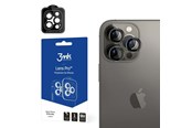Mobil - Beskyttelsesglass - 3mk Apple iPhone 15 Pro Max - Lens Protection Pro Graphite - 5903108530040