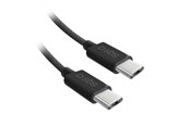 USB - SBS TECABLETISSUETCK USB-C - USB-C 1.5m 60W braided cable - black - TECABLETISSUETCCK