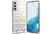 Mobil - Deksel og etui - Ringke Fusion Design Armored Case Cover with Gel Frame Samsung Galaxy S22+ (S22 Plus) Transparent (Seoul) (F593R89) - 8809848204654