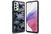 Mobil - Deksel og etui - Ringke  Fusion Matte Case Cover with Gel Frame Samsung Galaxy A73 Black - 8809848205378