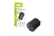 Mobil - Adaptere og ladere - Mobile Origin 30W Charger Plug PW33 - 2x USB-C - black - MO-PW33-BLK