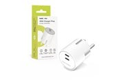Mobil - Adaptere og ladere - Mobile Origin 30W Charger Plug PW33 - 2x USB-C - white - MO-PW33-WHT
