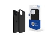 Mobil - Deksel og etui - 3mk Silicone Case for iPhone 12 mini - black - 5903108499002