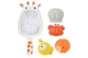 Babyleker - Fresh Kid Tub Fun! Giraffe fishing set 5 parts - 3505