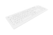 Tastatur - Cherry Contour Active Key MedicalKey AK-C8100 - keyboard - medical hygienic design full size - AZERTY - French - white Input Device - Tastatur - Fransk - Hvit - AK-C8100F-FU1-W/FR