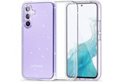 Mobil - Deksel og etui - Tech-Protect FlexAir Hybrid Case for Samsung Galaxy S23 FE - Clear Glitter - 9319456607031
