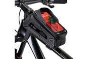 Sykkelutstyr - Tech-Protect  V2 Bicycle Bag with Phone Space 1.2l - Black - 5906302308415