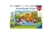 Puslespill - Ravensburger Dinosaurs At Play 2x24p - 4+ - 10105030