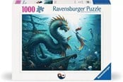 Puslespill - Ravensburger Enchanted Depths Dragon Mermaid 1000p - 14+ - 12001434