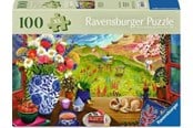 Puslespill - Ravensburger View Out The Window 100p Ad - 9+ - 12001732