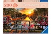 Puslespill - Ravensburger Sunset in Amsterdam 200p Ad - 9+ - 12001733