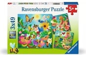 Puslespill - Ravensburger Bugs Bugs Bugs 3x49p - 5+ - 12004130