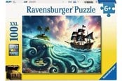 Puslespill - Ravensburger Pirate Treasure 100p - 6+ - 12004263