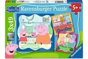 Puslespill - Ravensburger Peppa Pig 3x49p - 5+ - 12004288
