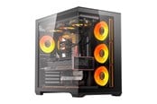 Kabinett - Darkflash C280 Computer Case + 7 Fans - Kabinett - Svart - C280 BLK +7F