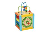 Babyleker - Primi Passi - Wooden Activity Cube with Spiral 5 in 1 - PP1079