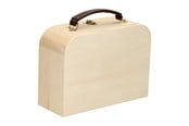 Barnerom - Playwood Wooden Case with Leather Handle Pine - SL048AB