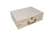 Barnerom - Playwood Pine Suitcase A4 Size with Metal Handle - SL048C