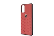 Mobil - Deksel og etui - Ferrari Heritage Quilted Case for Samsung Galaxy S20 - Red - 3700740473689