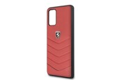 Mobil - Deksel og etui - Ferrari Heritage Quilted Case for Samsung Galaxy S20+ - Red - 3700740473696