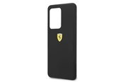 Mobil - Deksel og etui - Ferrari Silicone Case for Samsung Galaxy S20 Ultra - Black - 3700740473375