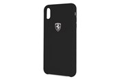 Mobil - Deksel og etui - Ferrari Silicone Off Track Case for iPhone Xs Max - Black - 3700740439265