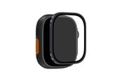 Smartklokke - Tilbehør - Puro Tempered Glass with Titanium Bezel for Apple Watch Ultra / Ultra 2 / Ultra 3M - Black - PUSDGFSAW49BLK
