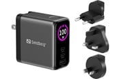 Mobil - Adaptere og ladere - Sandberg Travel Charger PD100W Display - 441-71